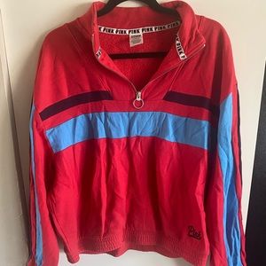 PINK cropped sweatshirt size L